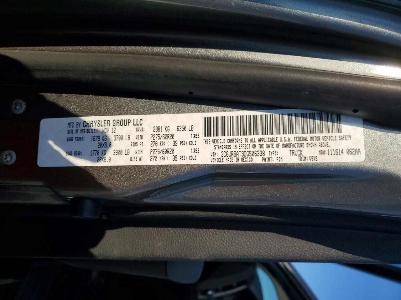 2013 RAM 1500 ST photo 12