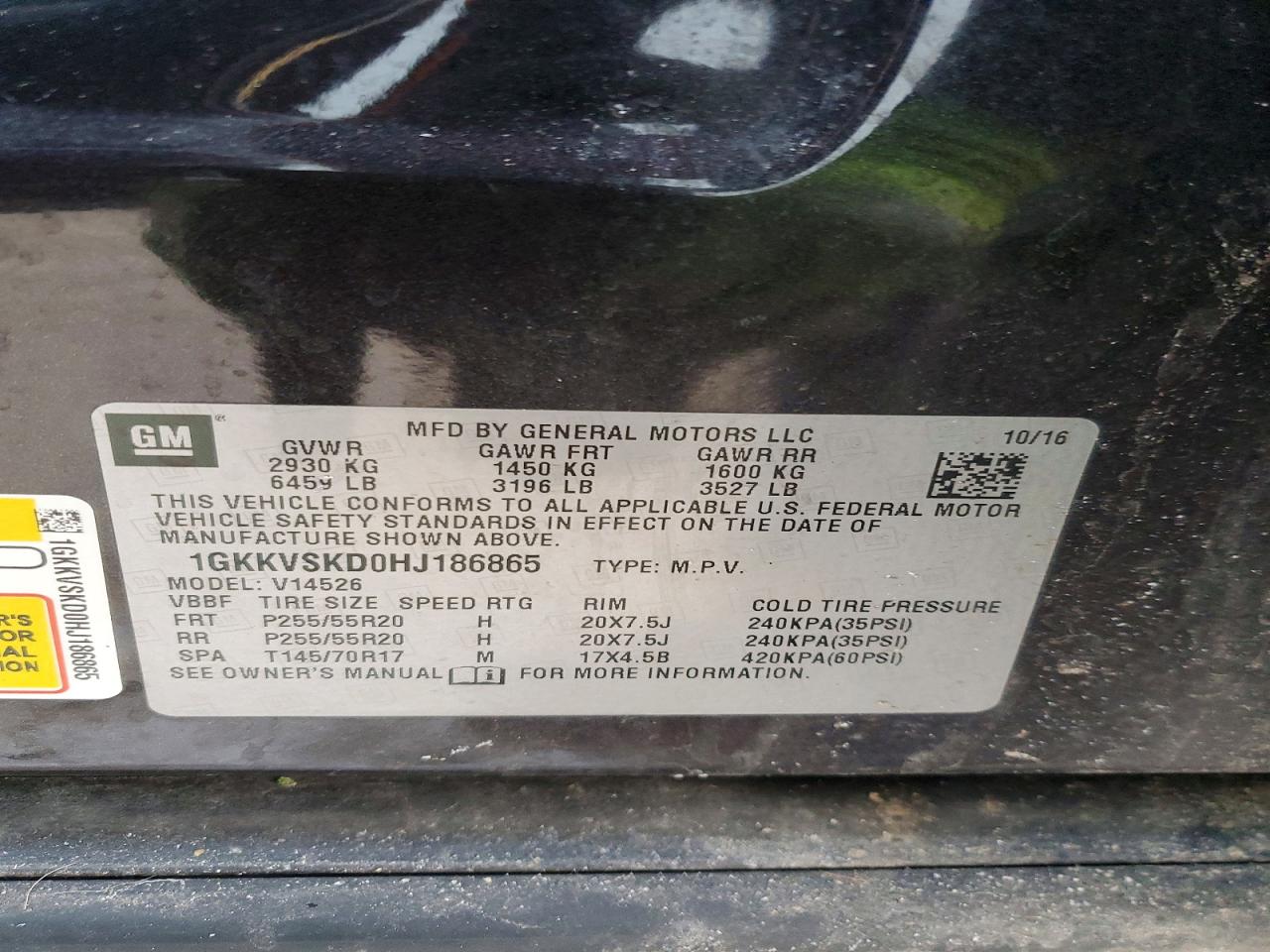 2017 GMC ACADIA LIMITED SLT-2 photo 14