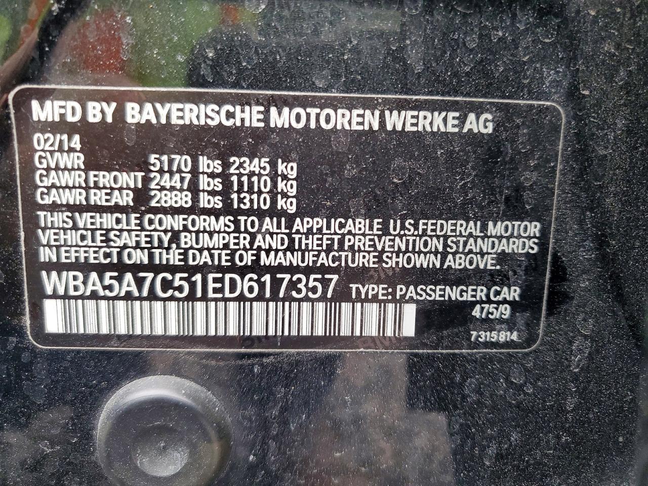 2014 BMW 528 XI photo 12