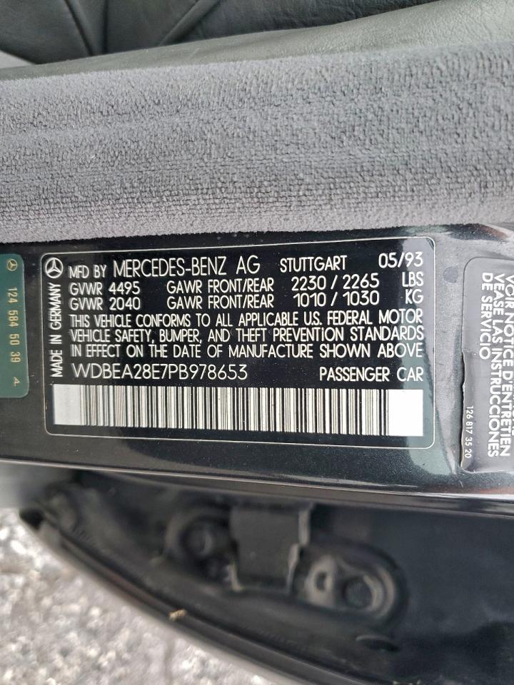1993 MERCEDES-BENZ 300 E 2.8 photo 12