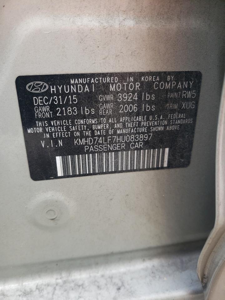 2017 HYUNDAI ELANTRA SE photo 12