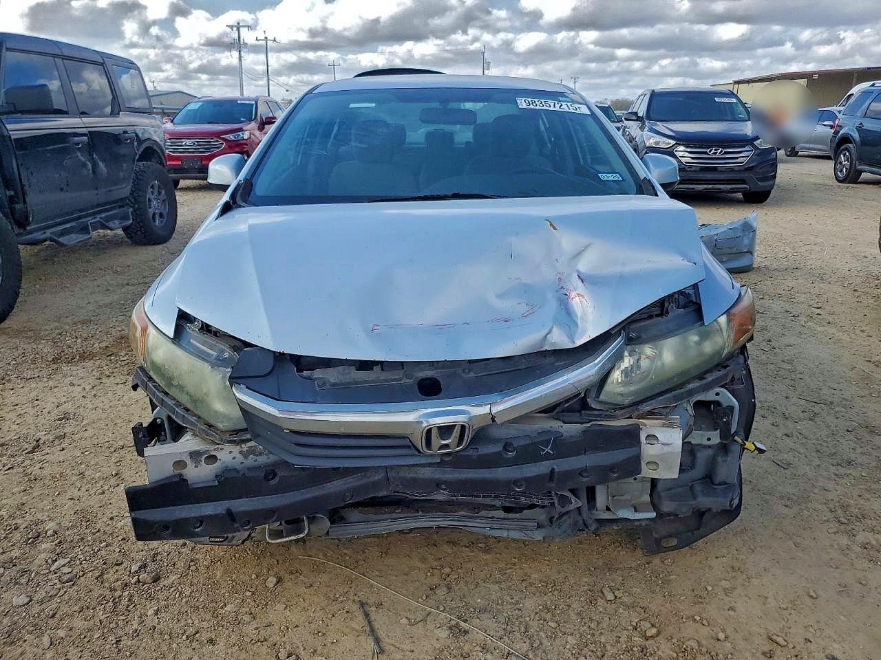 2012 HONDA CIVIC LX photo 5