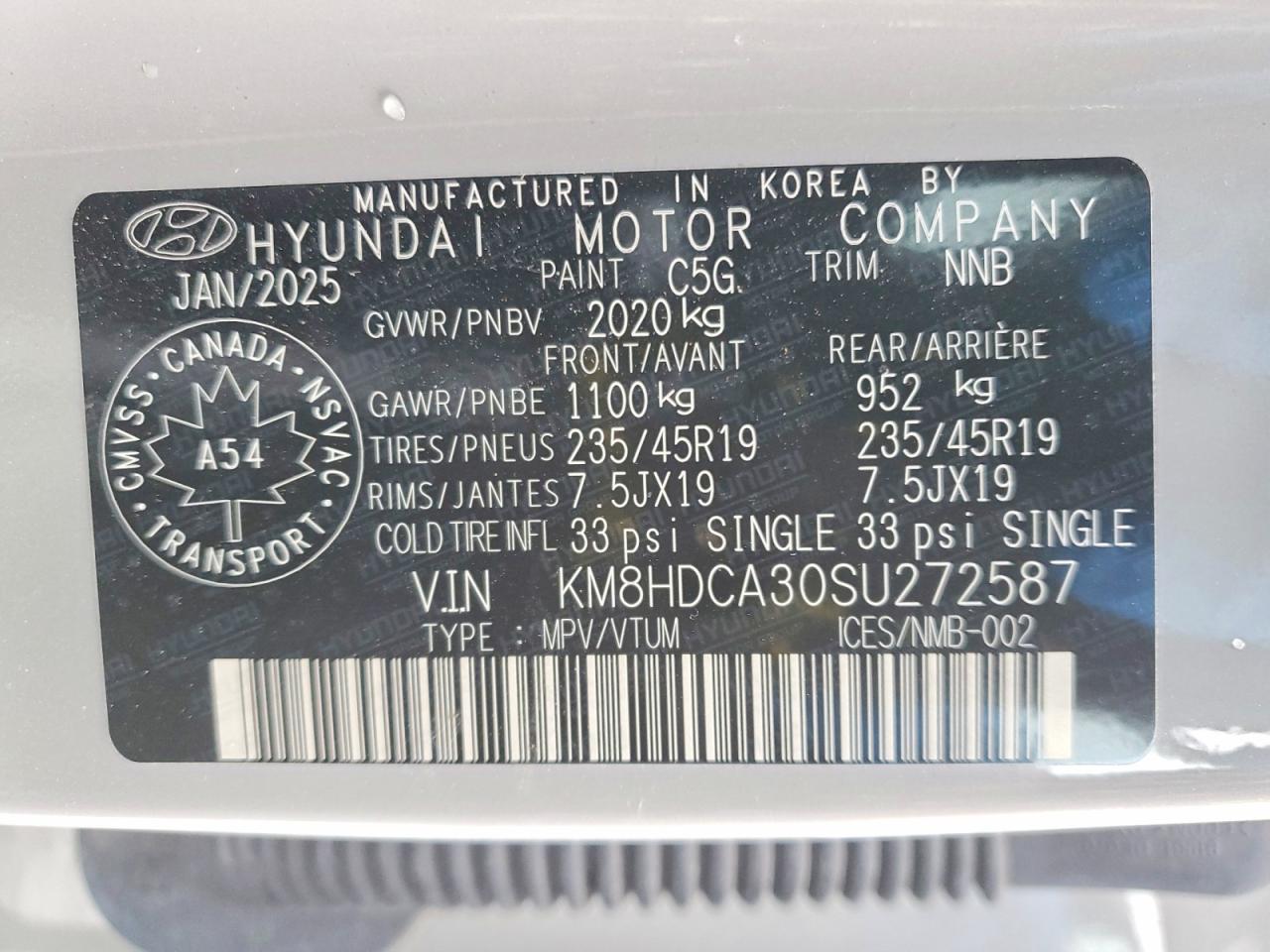2025 HYUNDAI KONA PREFERRED SPORT photo 14