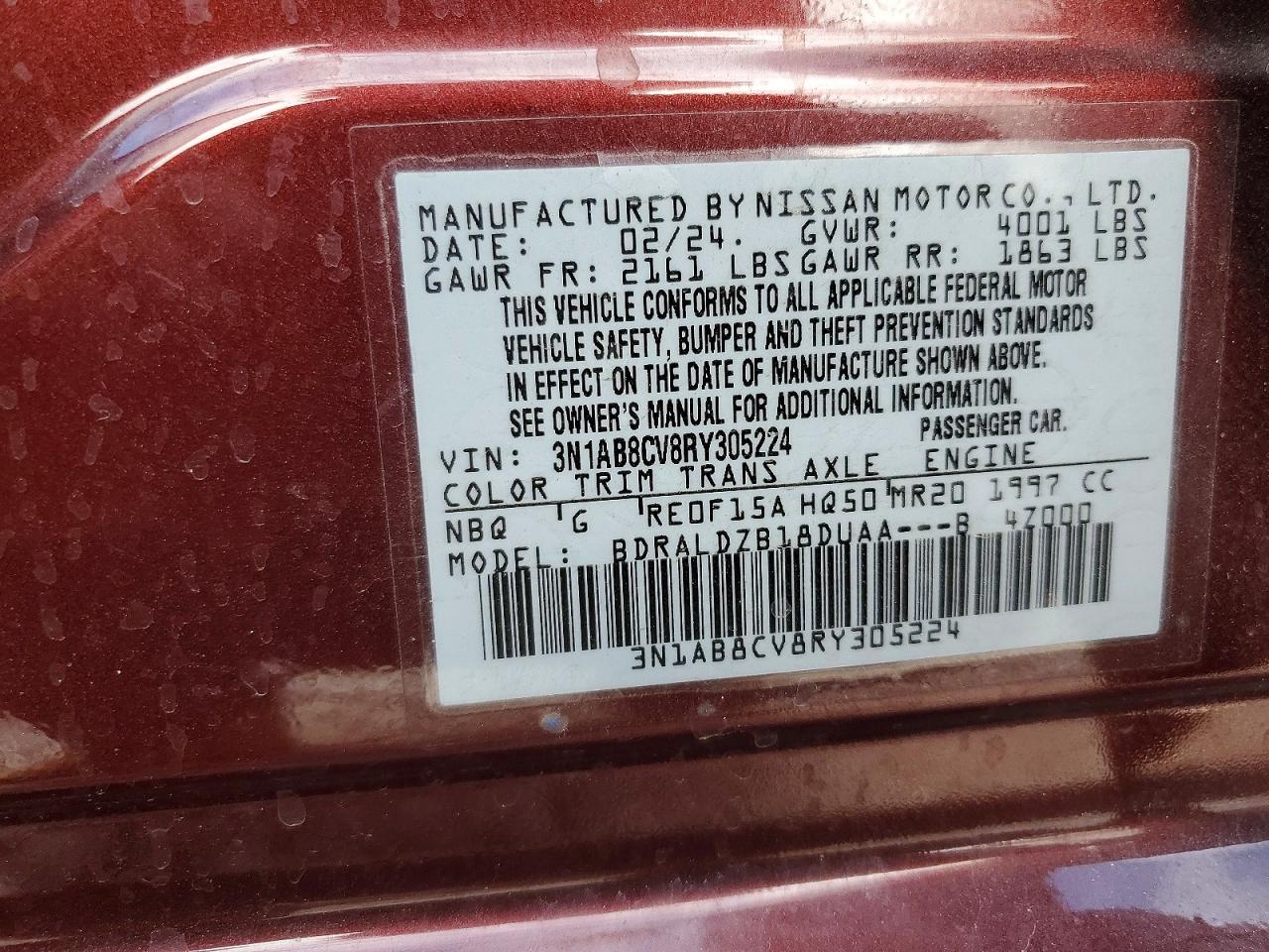 2024 NISSAN SENTRA SV photo 12