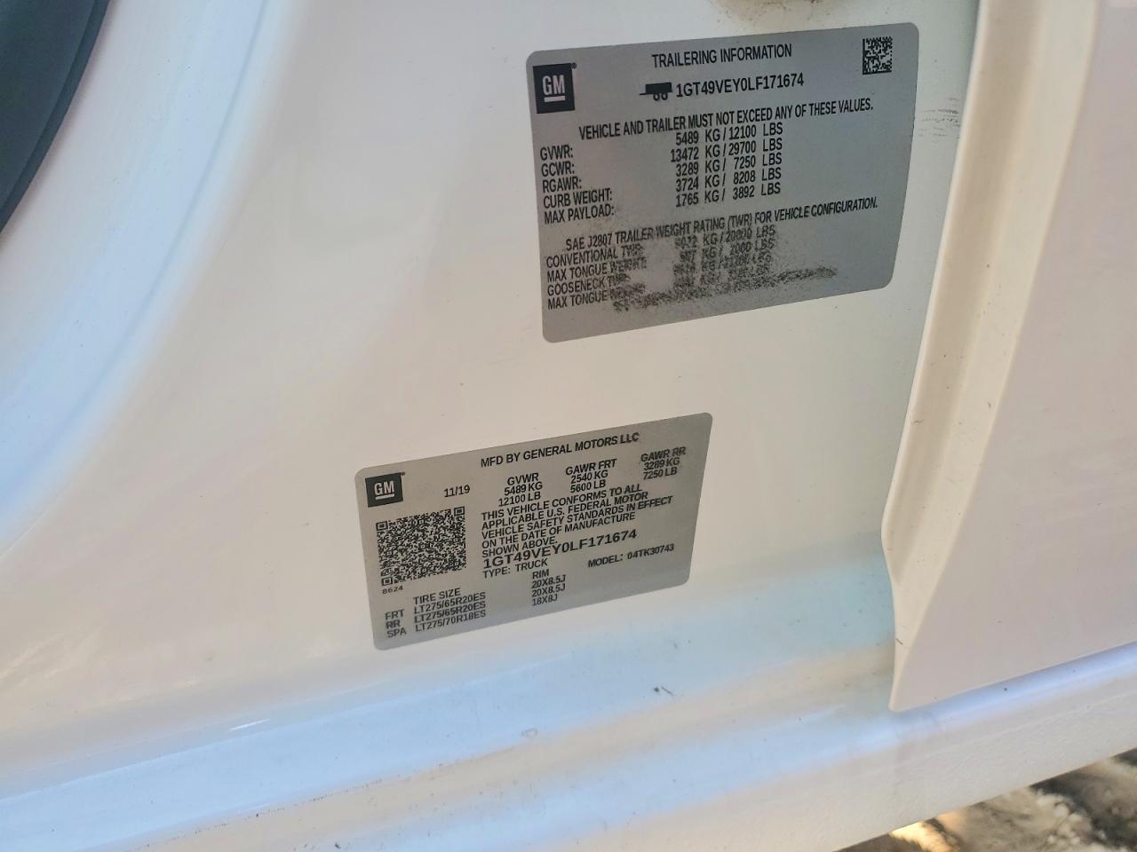 2020 GMC SIERRA K3500 AT4 photo 12