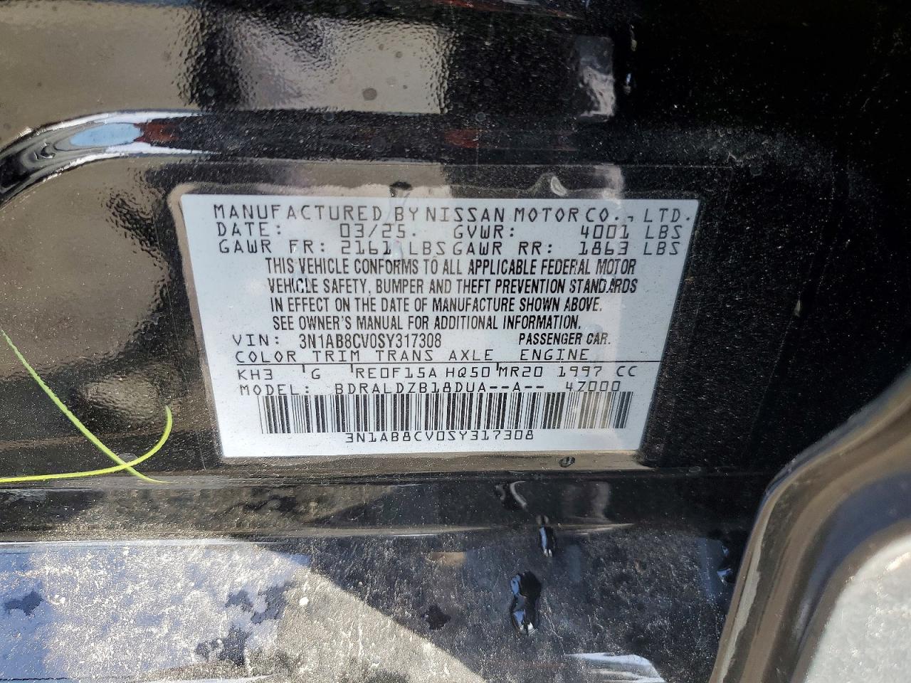 2025 NISSAN SENTRA SV photo 12