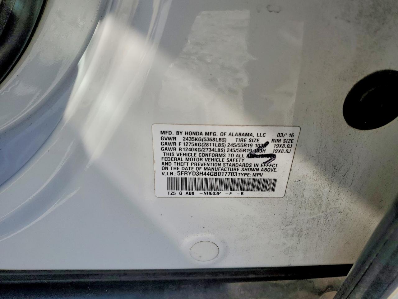 2016 ACURA MDX TECHNOLOGY photo 12
