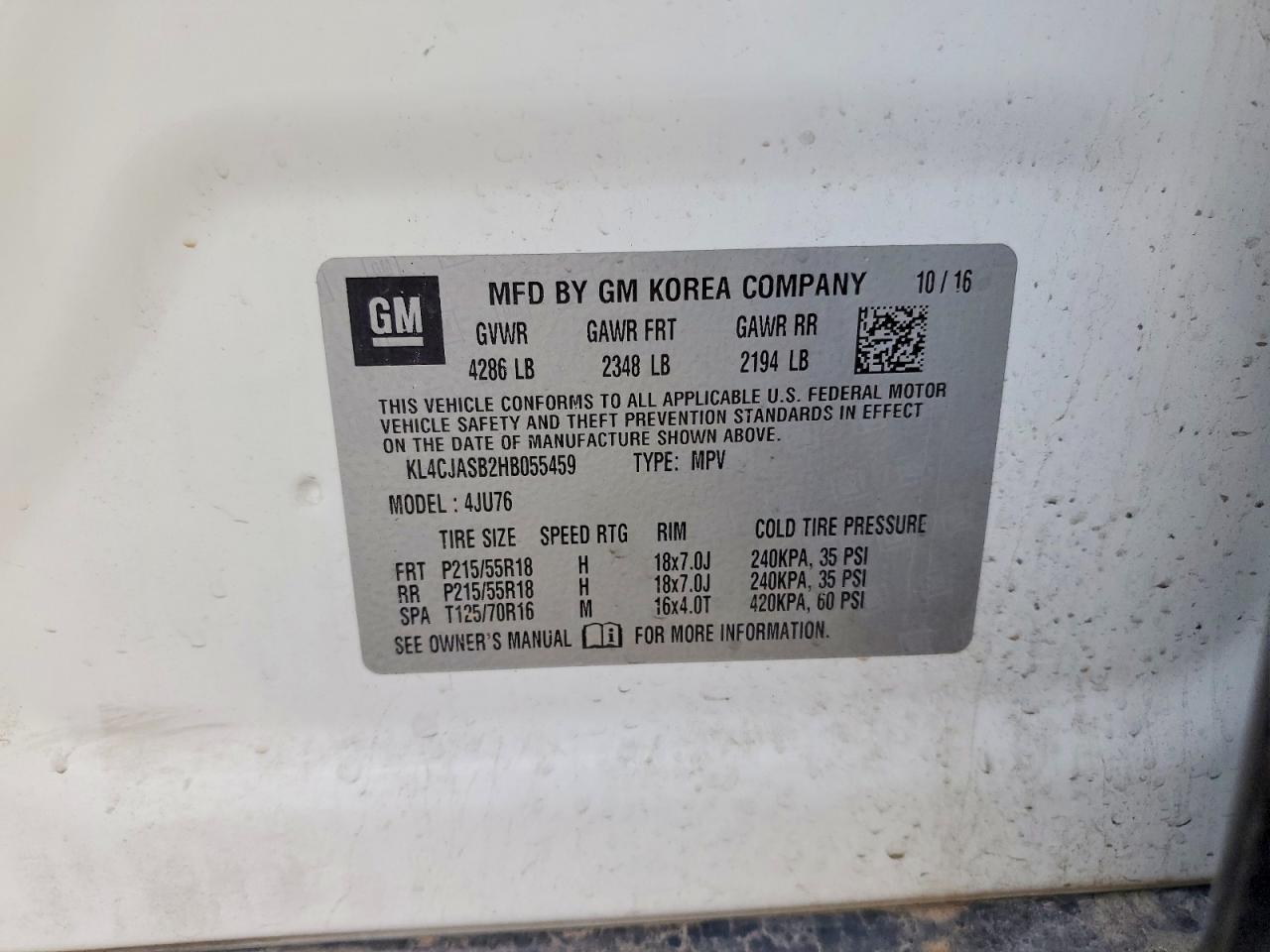 2017 BUICK ENCORE PREFERRED photo 14