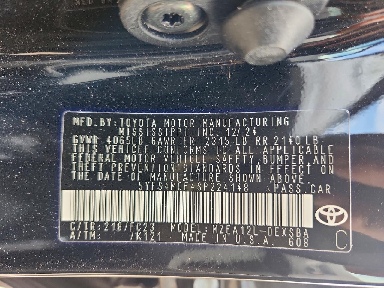 2025 TOYOTA COROLLA SE photo 13