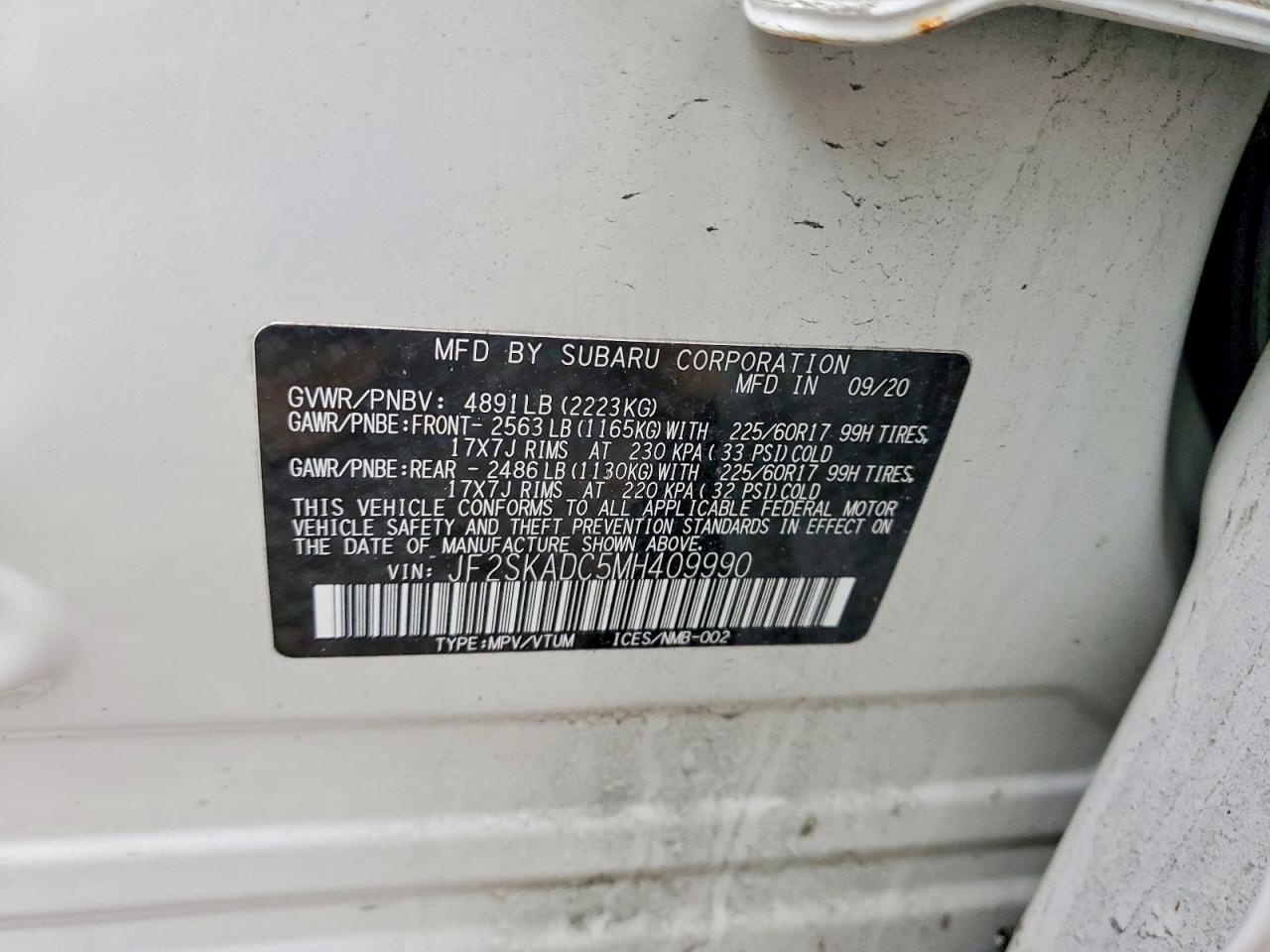 2021 SUBARU FORESTER photo 13