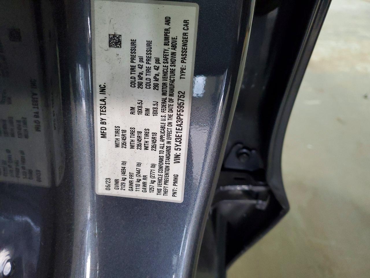 2023 TESLA MODEL 3 photo 12