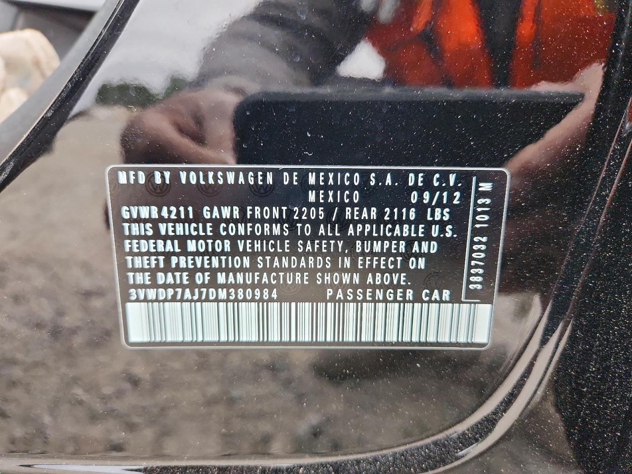 2013 VOLKSWAGEN JETTA SE photo 12
