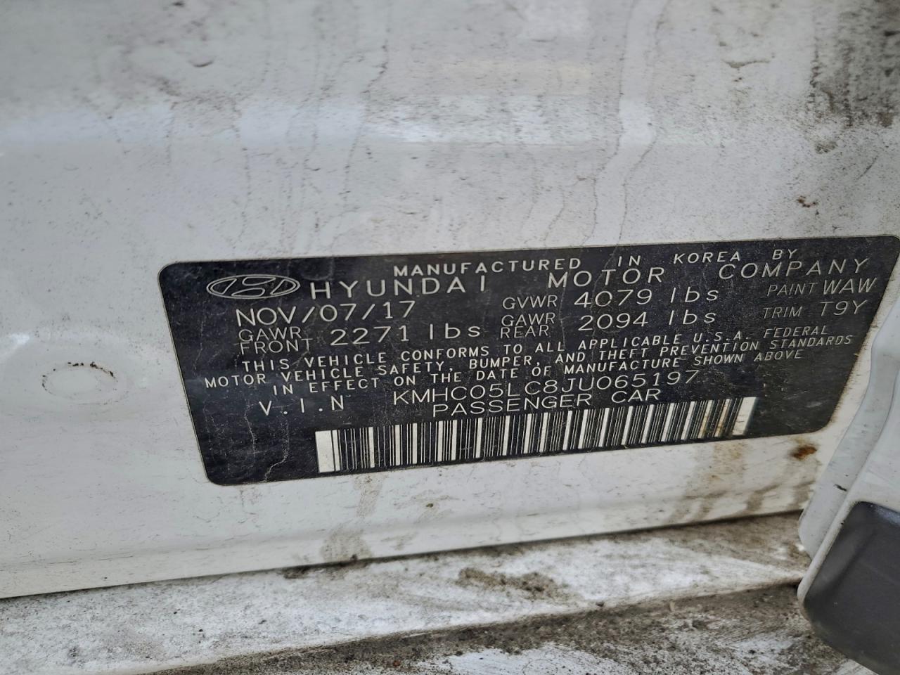 2018 HYUNDAI IONIQ LIMITED photo 12