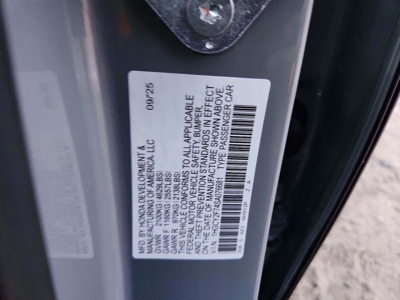 2025 HONDA ACCORD HYBRID SPORT-L photo 12