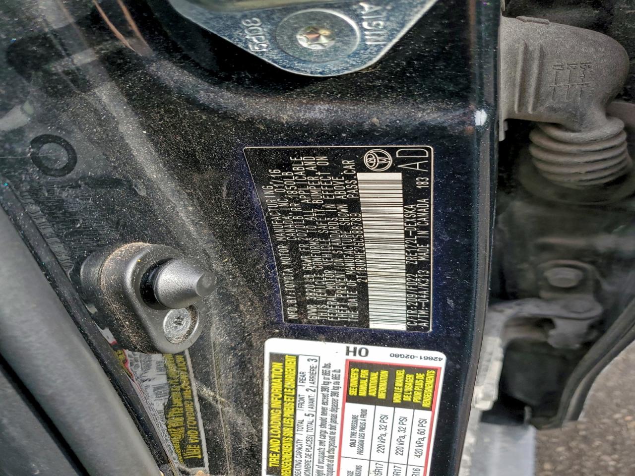 2016 TOYOTA COROLLA L photo 12