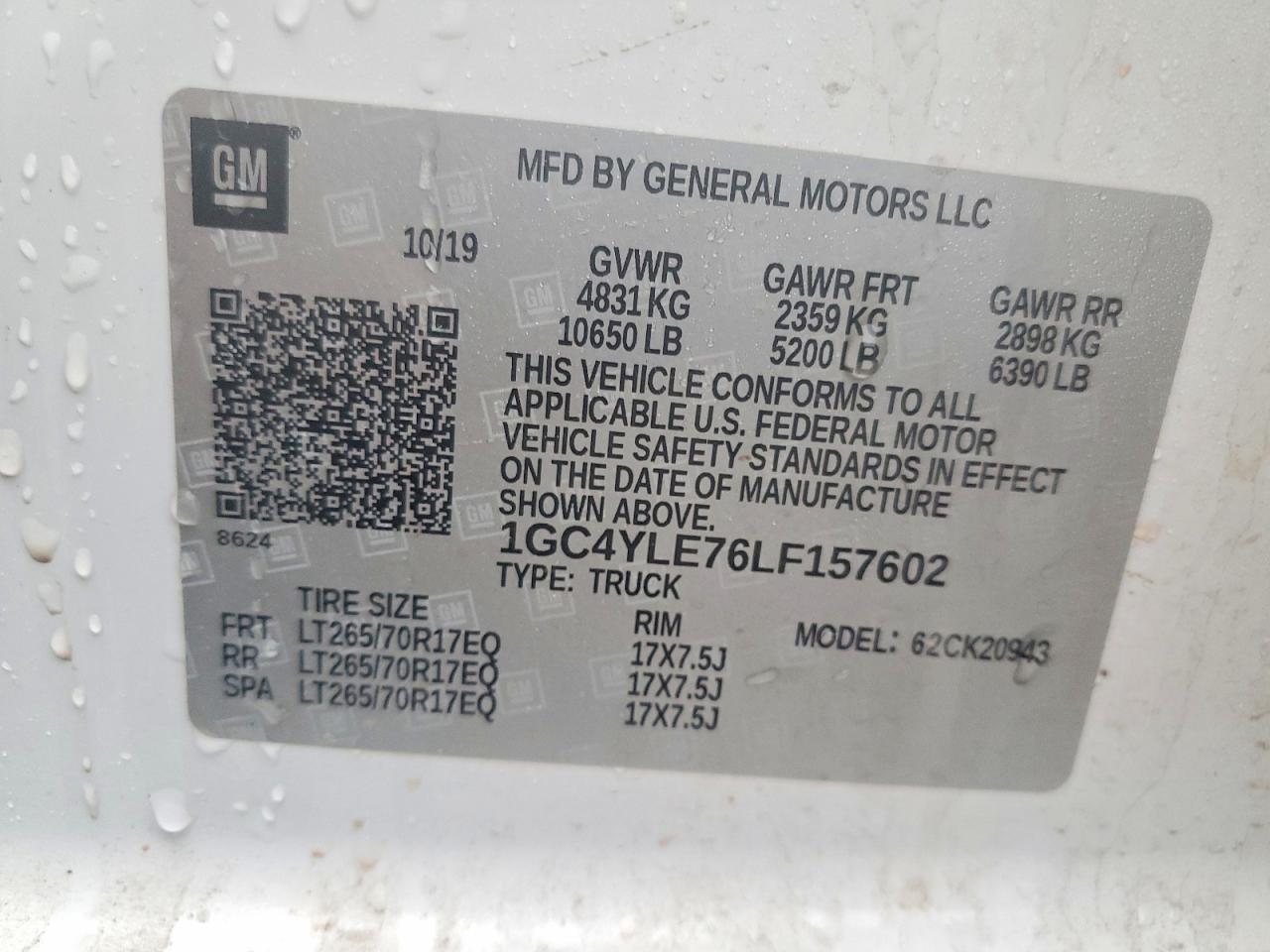 2020 CHEVROLET SILVERADO K2500 HEAVY DUTY photo 12