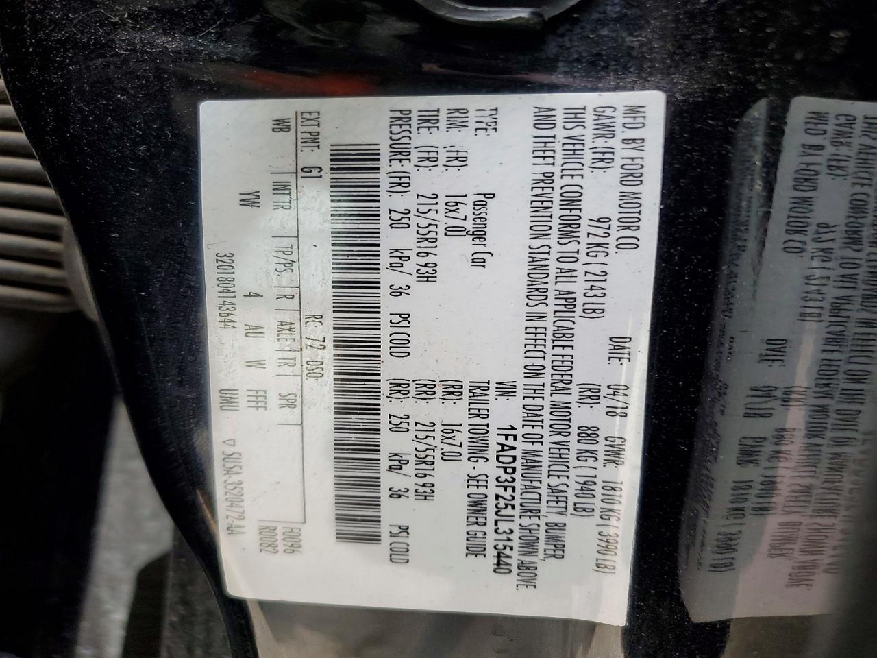 2018 FORD FOCUS SE photo 12