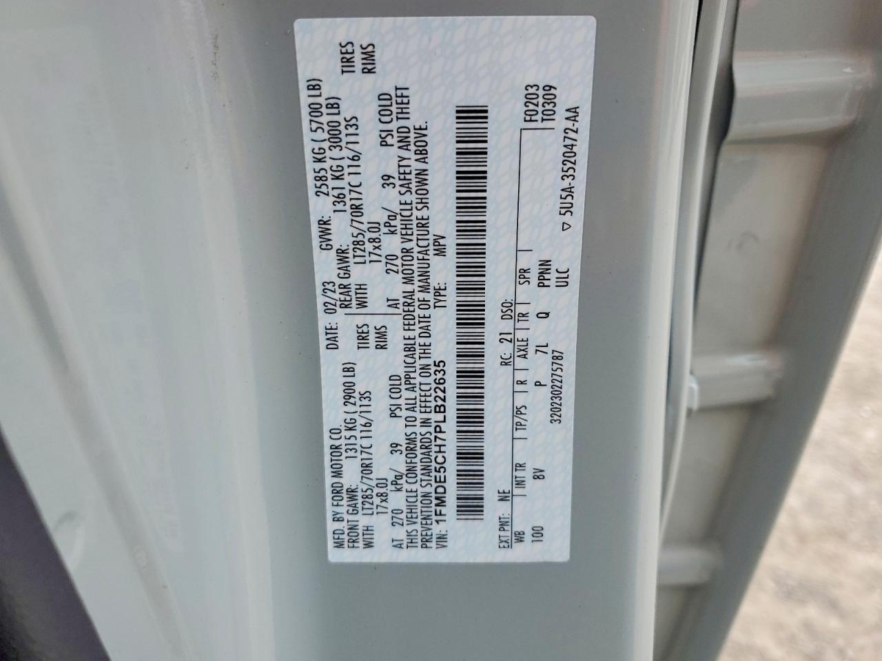 2023 FORD BRONCO BASE photo 14