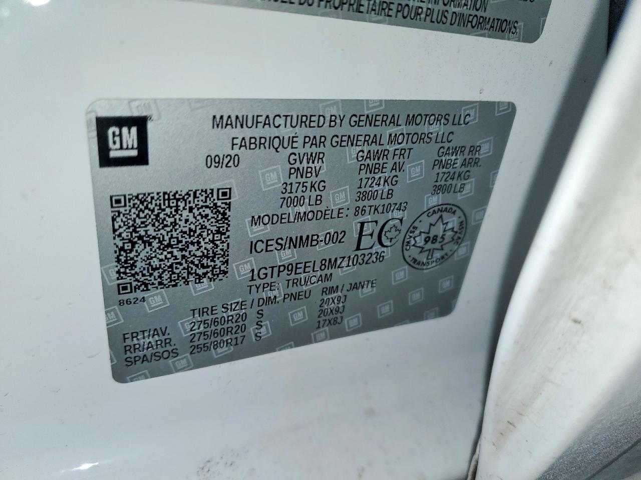 2021 GMC SIERRA K1500 AT4 photo 12