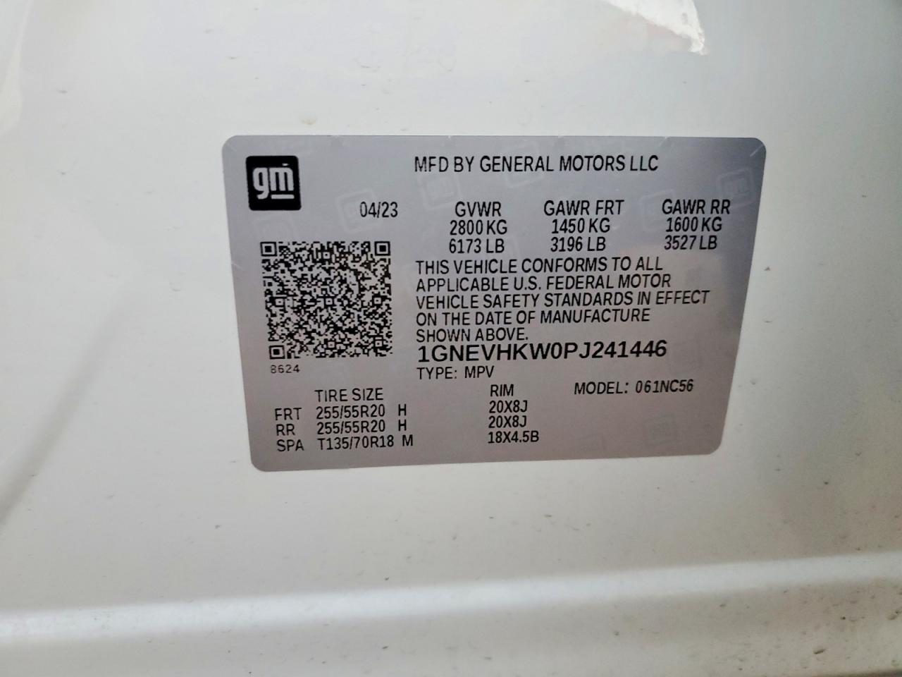 2023 CHEVROLET TRAVERSE LT photo 12
