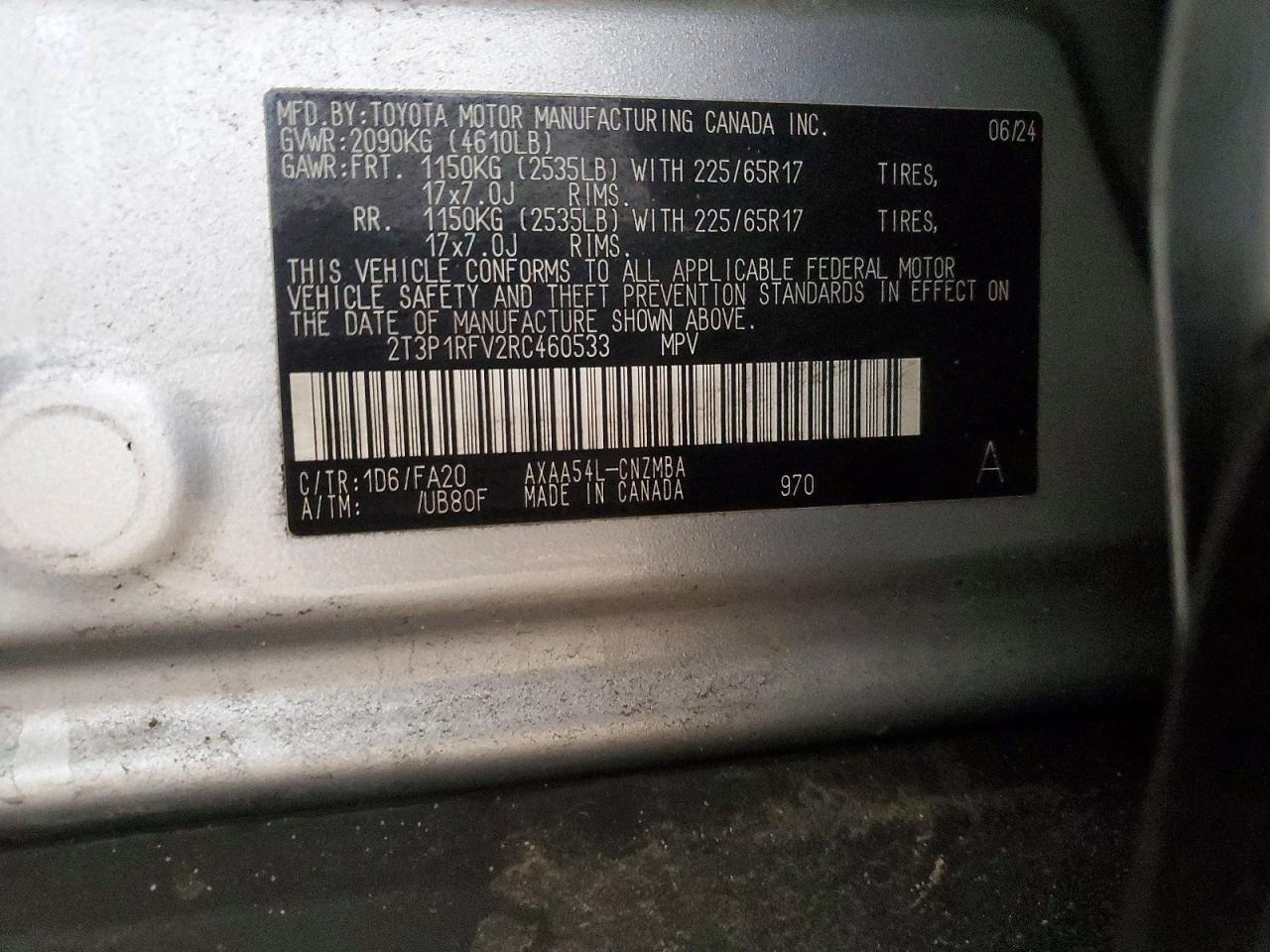 2024 TOYOTA RAV4 XLE photo 12