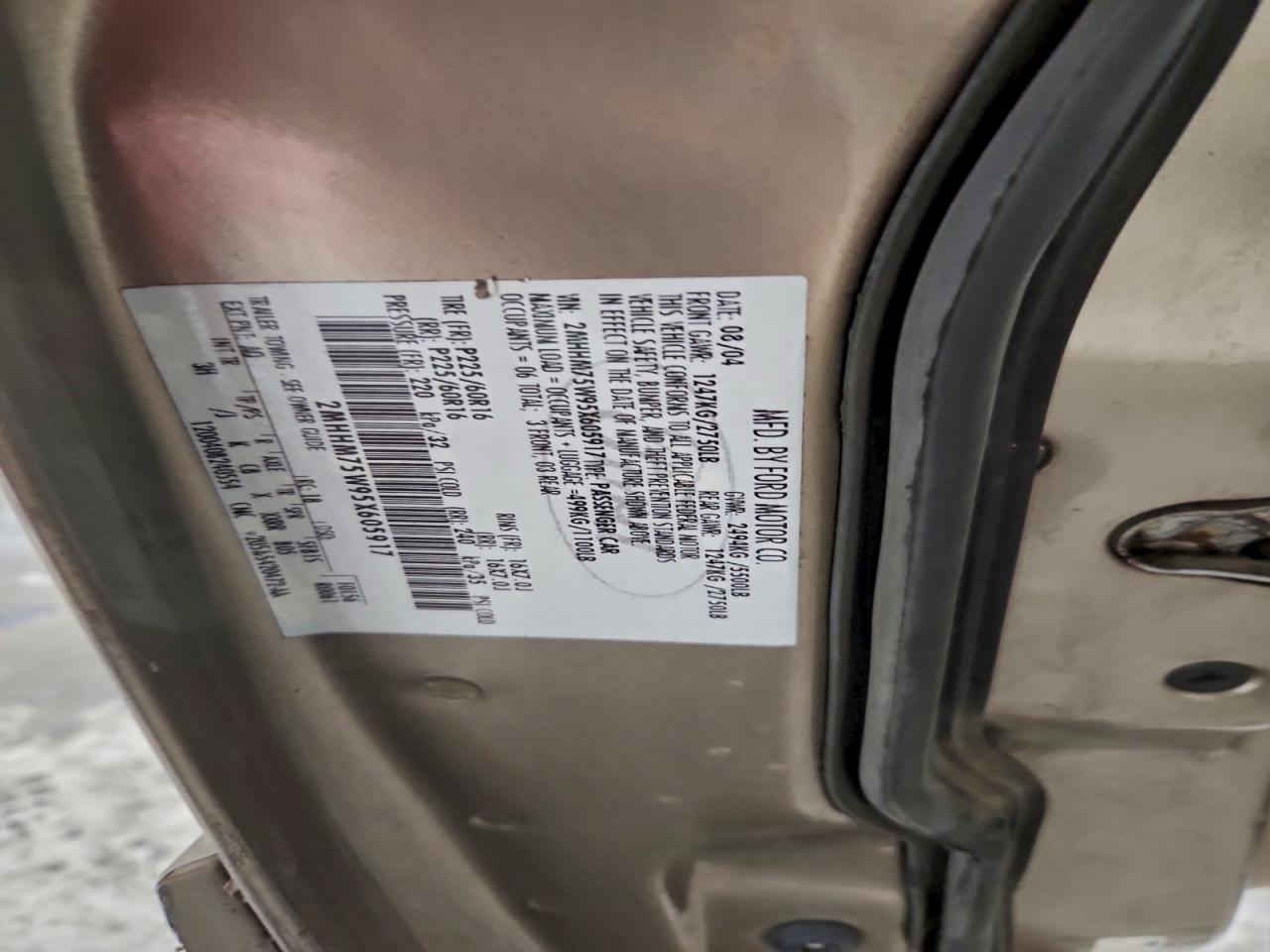 2005 MERCURY GRAND MARQUIS LS photo 12