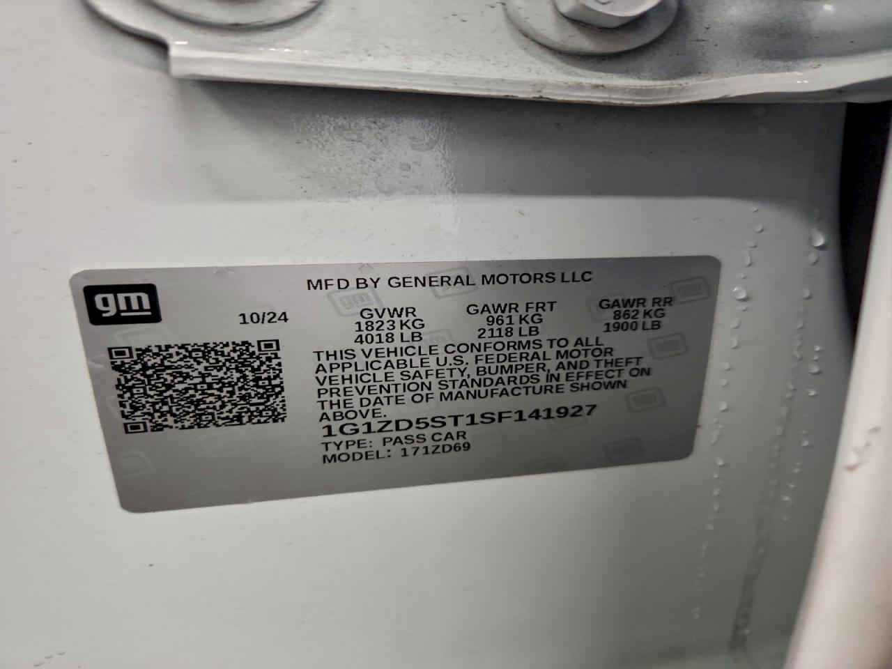 2025 CHEVROLET MALIBU LT photo 12