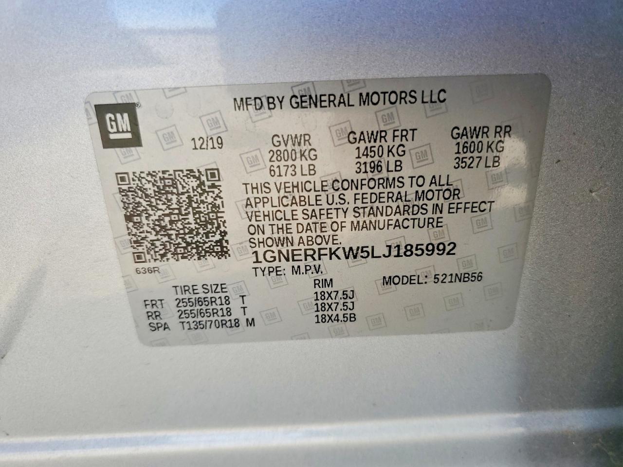 2020 CHEVROLET TRAVERSE LS photo 13