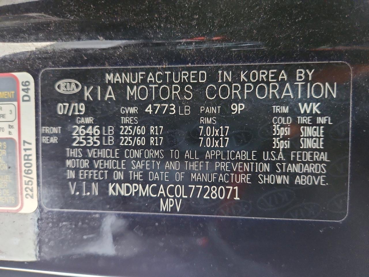 2020 KIA SPORTAGE LX photo 13
