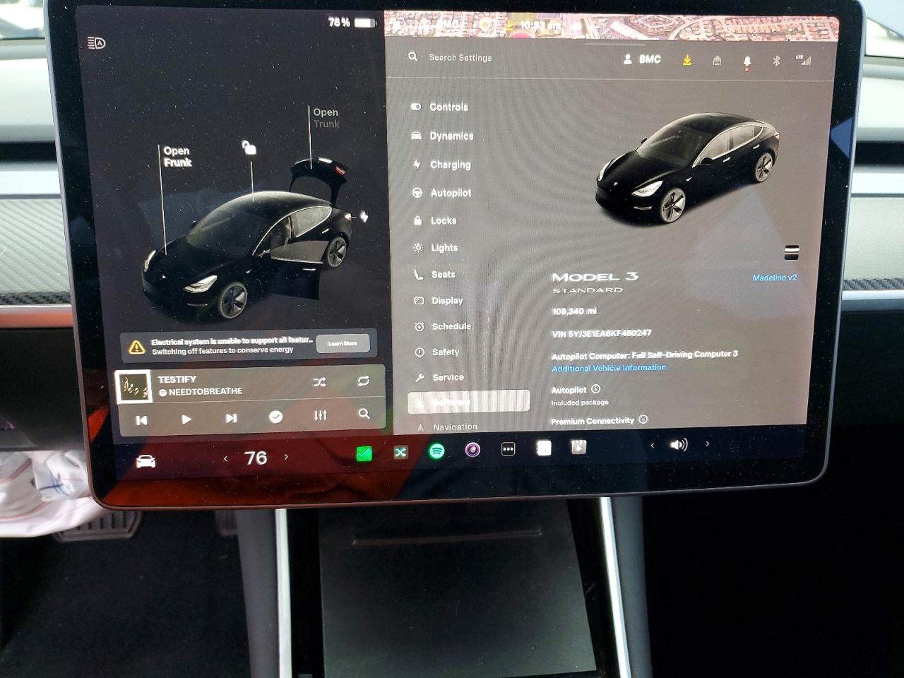 2019 TESLA MODEL 3 photo 9
