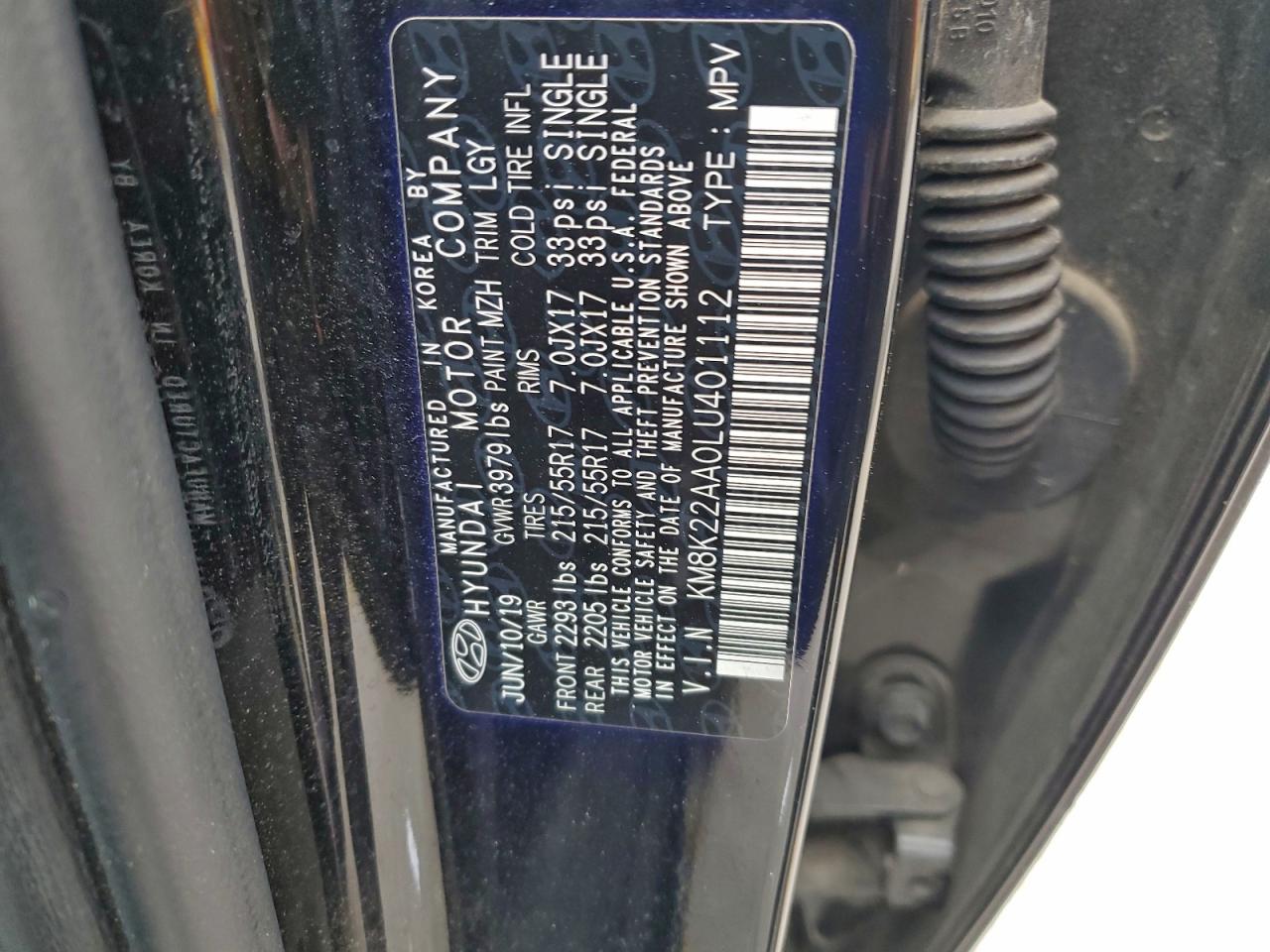 2020 HYUNDAI KONA SEL photo 13