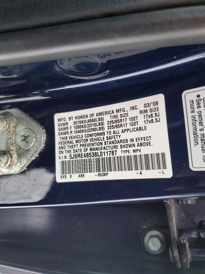 2008 HONDA CR-V EX photo 13