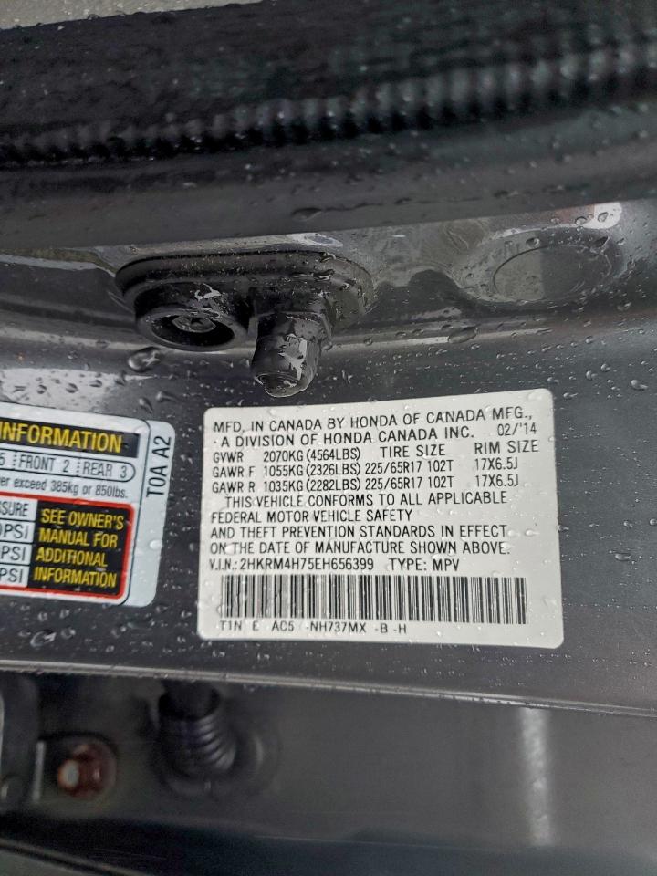 2014 HONDA CR-V EXL photo 13