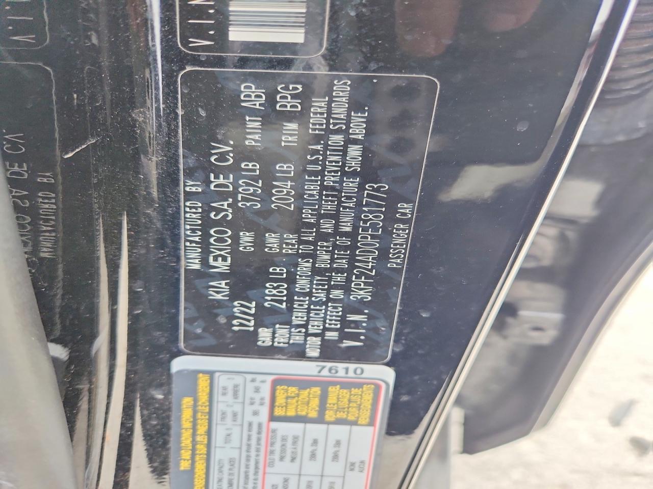2023 KIA FORTE LX photo 25