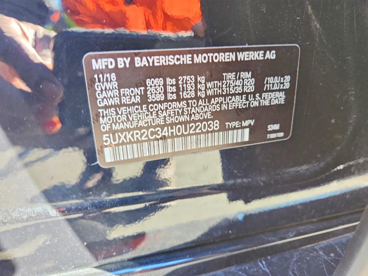 2017 BMW X5 SDRIVE35I photo 14