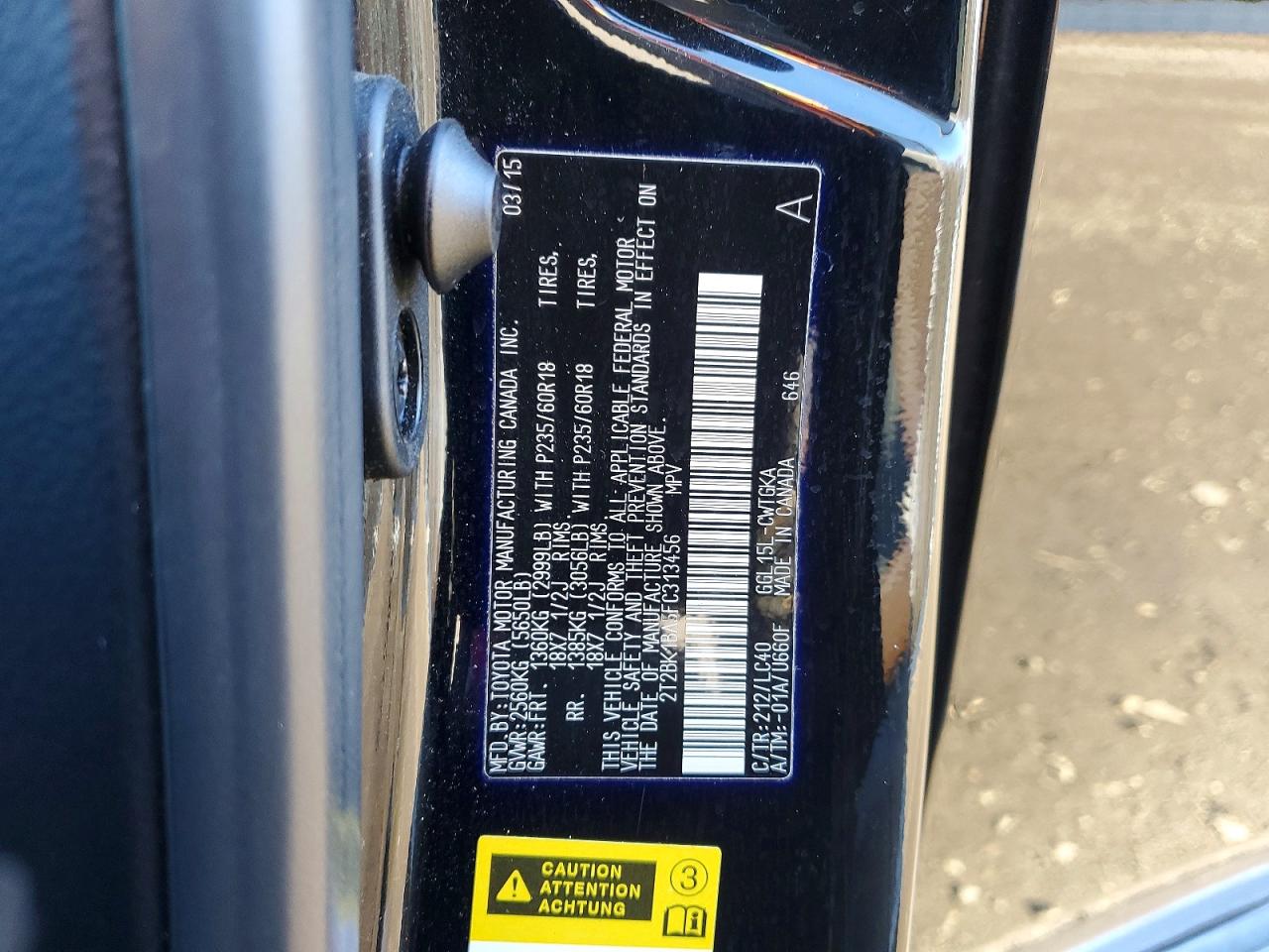 2015 LEXUS RX 350 BASE photo 13