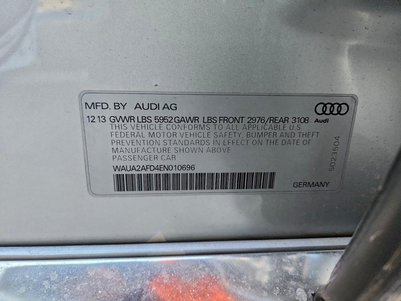 2014 AUDI A8 QUATTRO photo 12