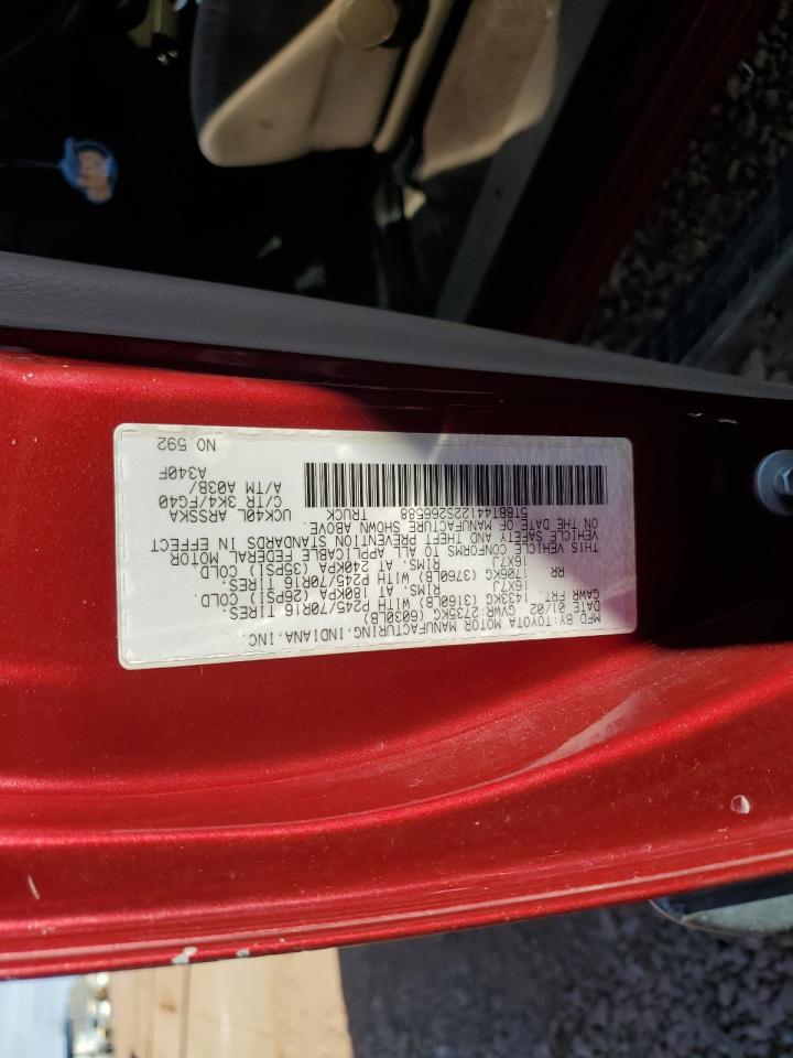 2002 TOYOTA TUNDRA ACCESS CAB photo 12