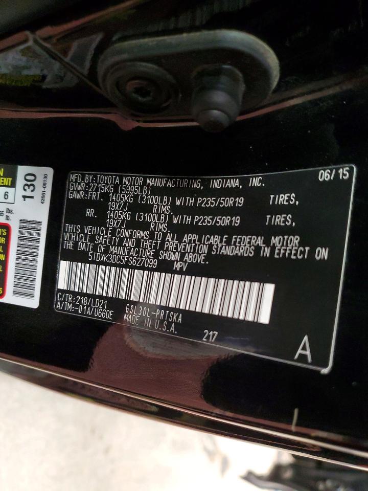 2015 TOYOTA SIENNA SPORT photo 14