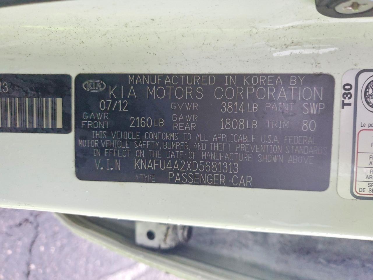 2013 KIA FORTE EX photo 12