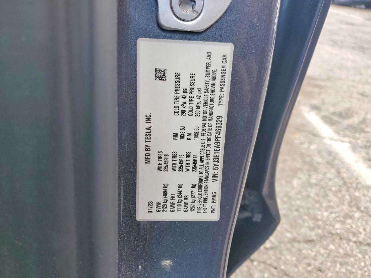 2023 TESLA MODEL 3 photo 13