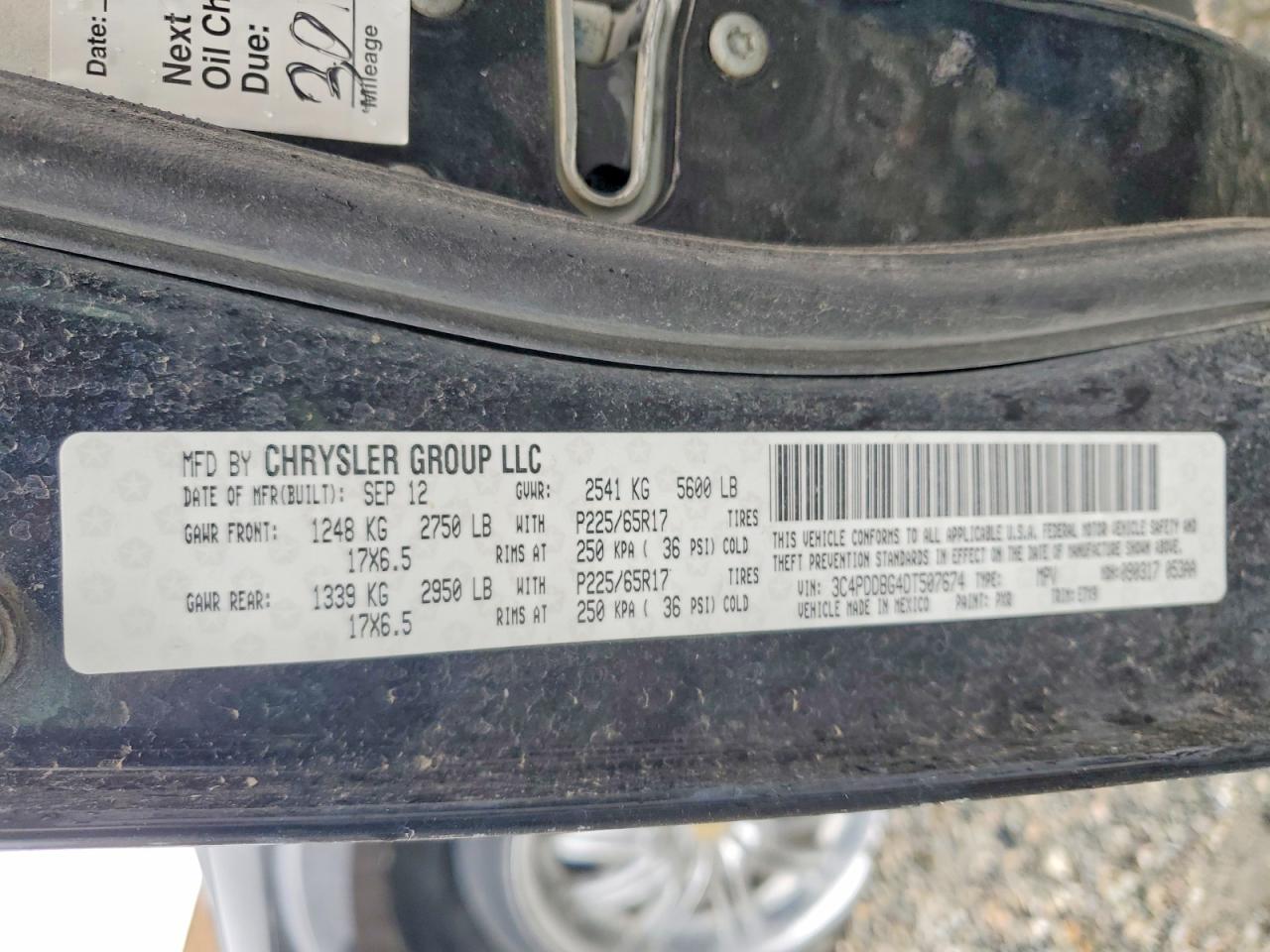 2013 DODGE JOURNEY SXT photo 12