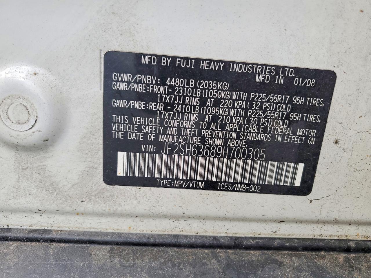 2009 SUBARU FORESTER 2.5X PREMIUM photo 13