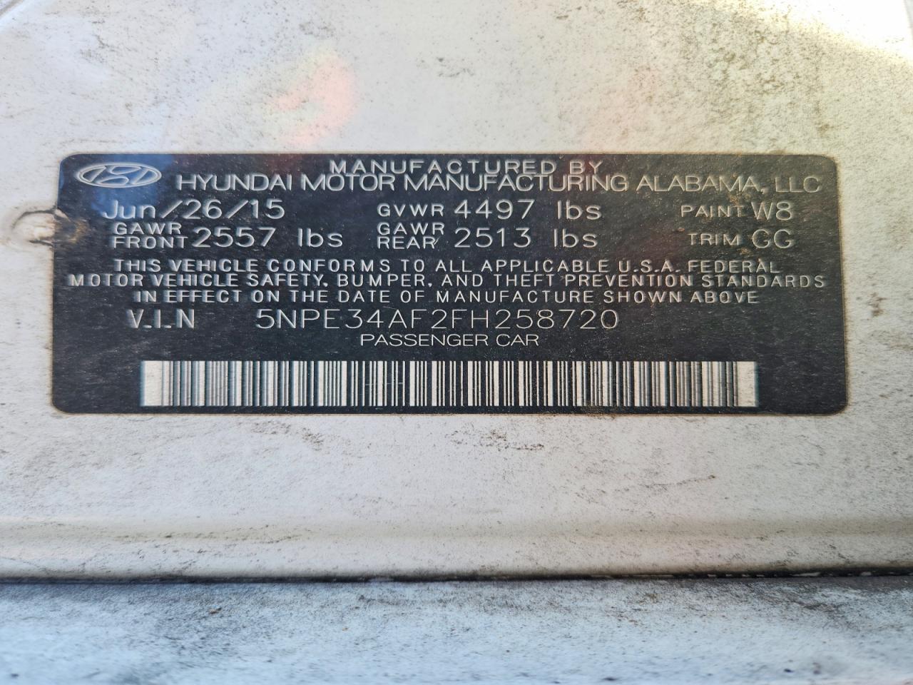 2015 HYUNDAI SONATA SPORT photo 13