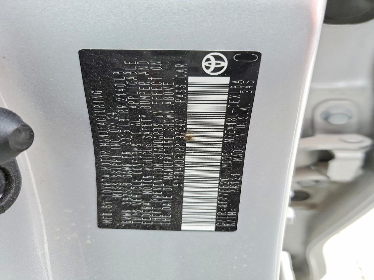 2024 TOYOTA COROLLA LE photo 12