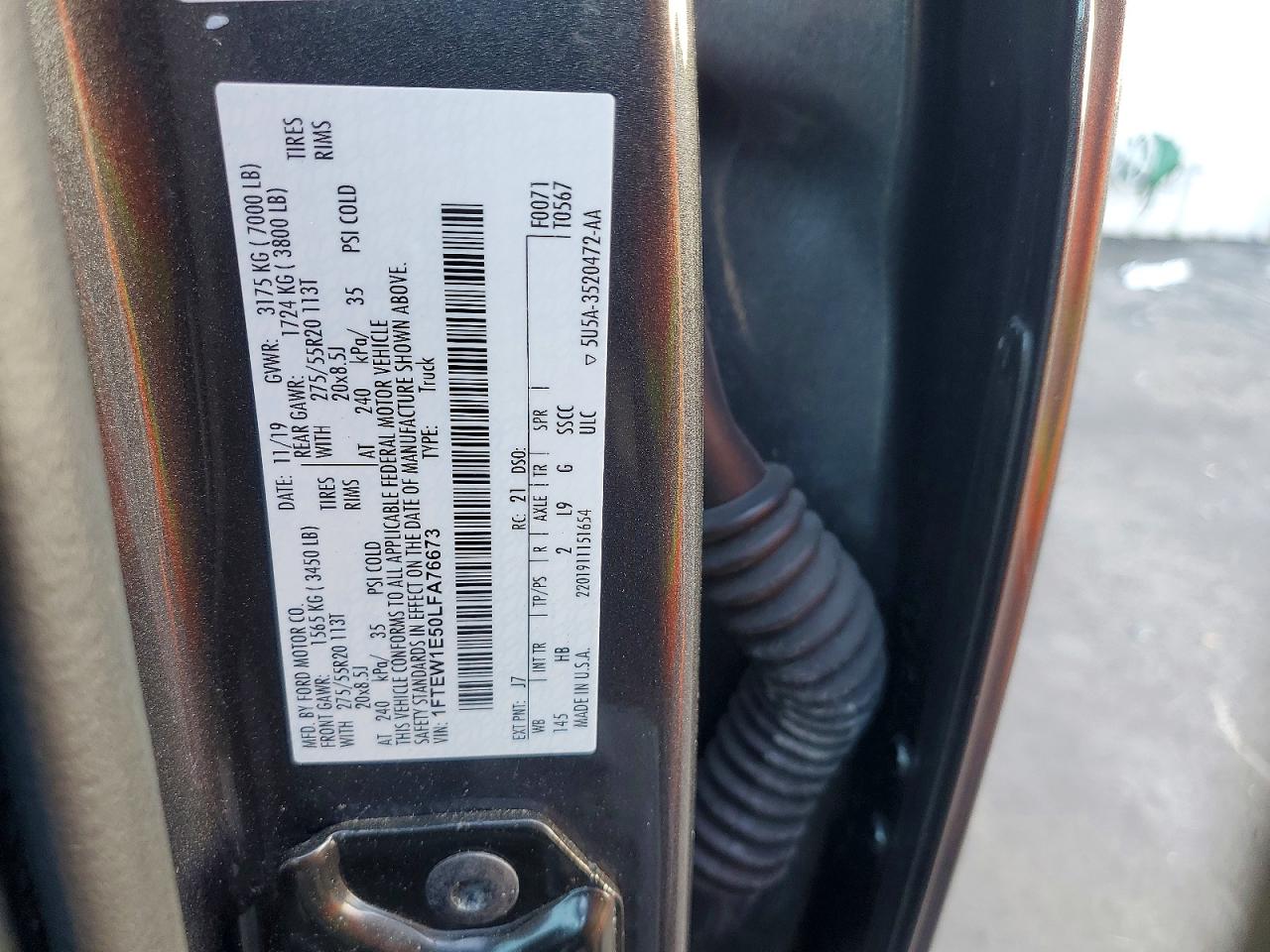 2020 FORD F150 SUPERCREW photo 12