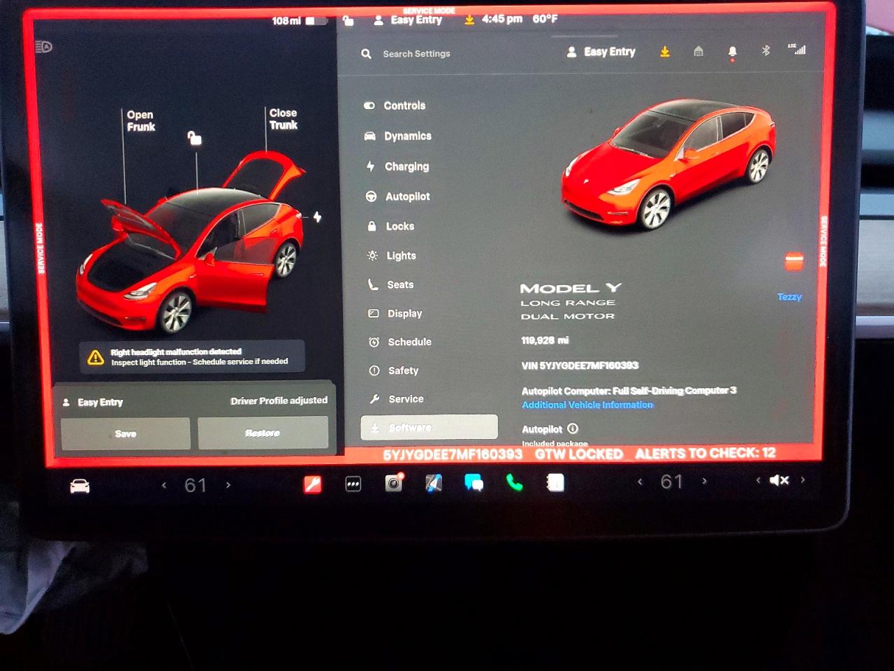 2021 TESLA MODEL Y photo 17