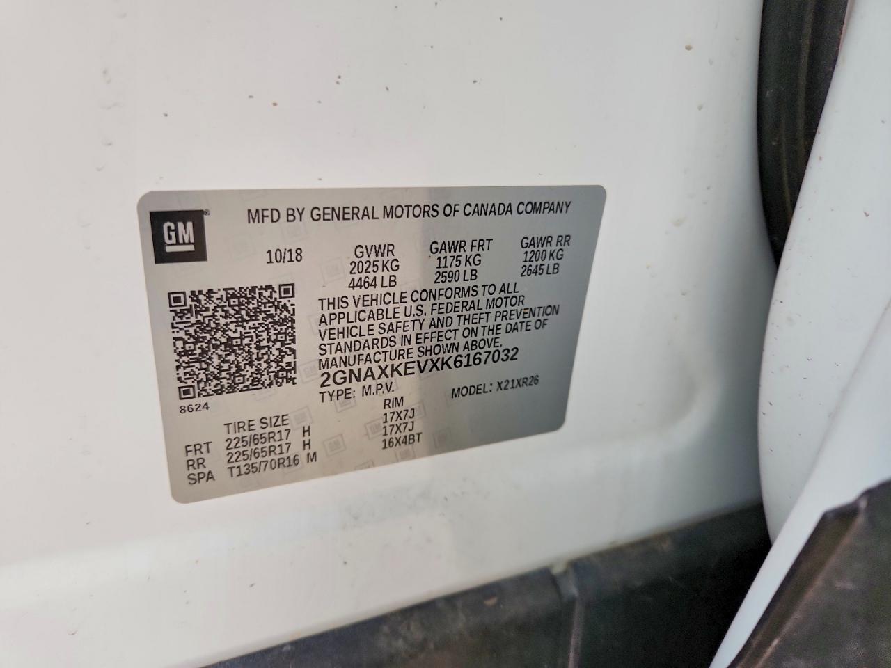 2019 CHEVROLET EQUINOX LT photo 13