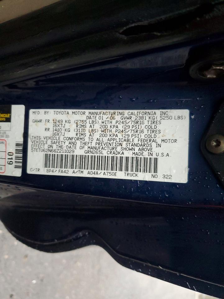 2006 TOYOTA TACOMA PRERUNNER ACCESS CAB photo 13