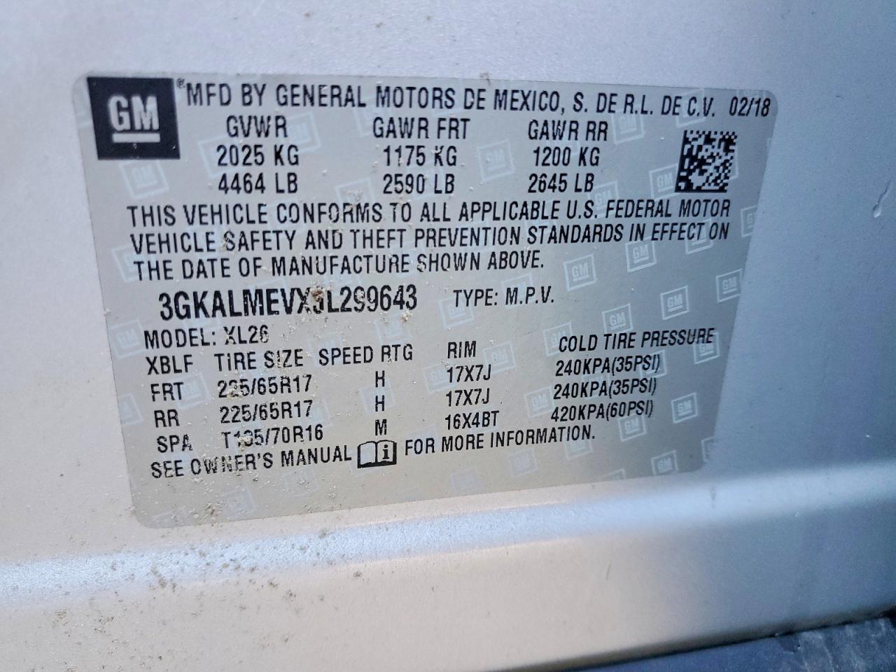 2018 GMC TERRAIN SLE photo 13